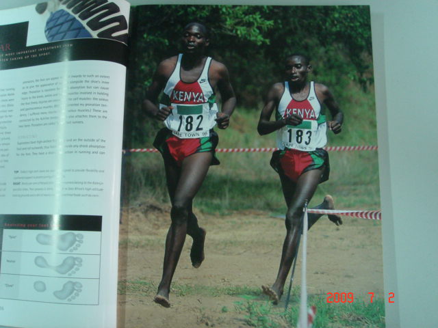 Picture of Kenyan Runners From the Book On Marathon By Bruce Fordyce
